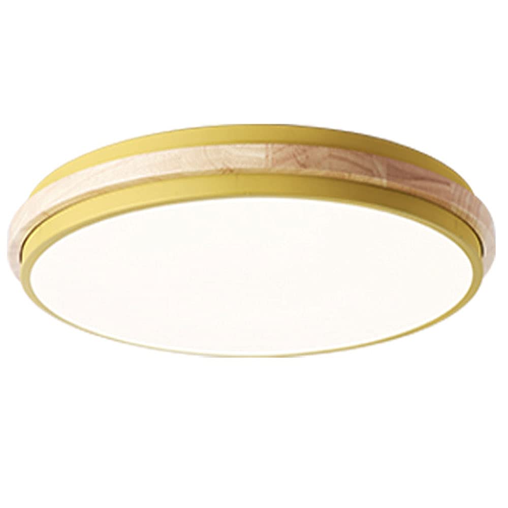 Plafonnier nordique vert 32cm avec éclairage proche du plafond variable - 7