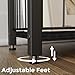 Homleke Narrow Side Table with Magazine Holder, Skinny End Table Perfect for Small Spaces, Space-Saving Design for Living Room, Bedroom, or Office, 7.1