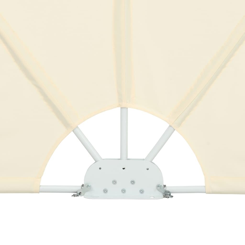 vidaXL Tenda Laterale Terrazza Pieghevole Crema 300x200 cm Parasole da Balcone