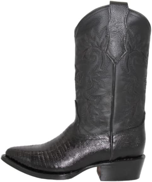 The Western Shops Men's genuine Leather Lizard Print J Toe Cowboy Boot - Image 3