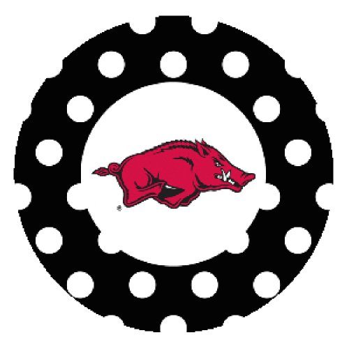 Thirstystone Stoneware Coaster Set, University of Arkansas Dots