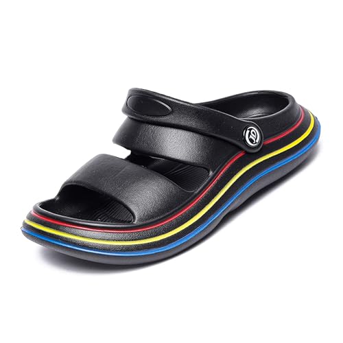 Unisex-Child Slide Sandal Kid EVA Slip on Water Shoes beach sandals Children Sandals for Indoor Outdoor(Little Kids/Big Kids)2