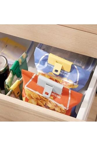Image of IKEA ORINGABBORRE Sealing Clip Set of 9, Multicolour