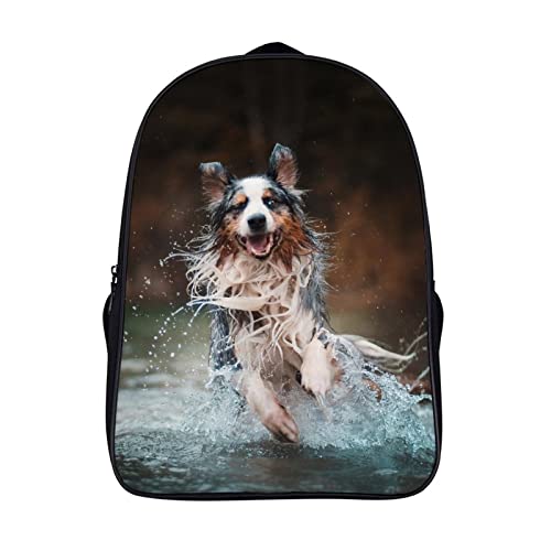 Sac à dos motif chien 3D parfait pour l'école et le travail