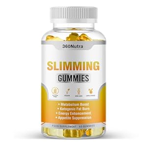 Slimming Gummies Weight Loss Supplement to Help Boost Metabolism & Appetite Control-Ketogenic Natural Weight Loss Support Pills for Women & Men-Non-GMO, Vegan-60 Gummies