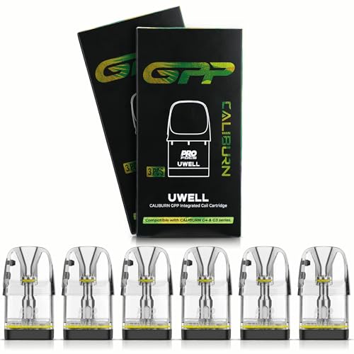 ARASHI ���[�E�F�� Caliburn GPP �����p�J�[�g���b�W 6���� ���L�b�h�Ȃ� �d�q�^�o�R VAPE G5/G4/G3�Ή� GPP �|�b�h 0.9��
