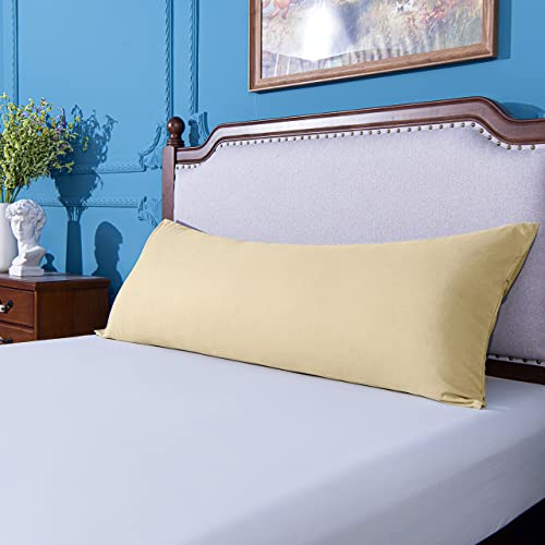 Image of NTBAY Body Microfiber Pillowcase, 1 Pack, 20 x 54, Light Taupe