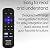 Ceybo Original Remote Control for Philips Roku TV with Netflix, Paramount, HBO Max & Apple TV 3026000066"", Black