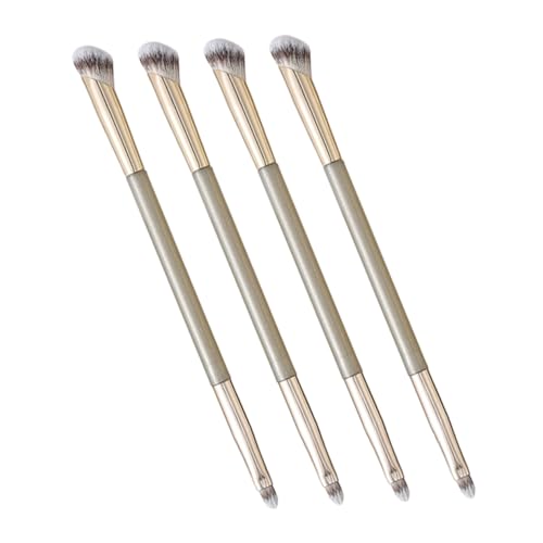 Beatifufu Concealer Brush Foundation Brush Set 4pcs Dual End Makeup Tools Soft Bristles Travel Friendly