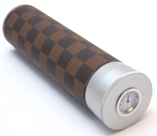Mrs. Brog Cigar Travel Humidor - Built in Hygrometer & Humidifier - Holds Multiple Cigars