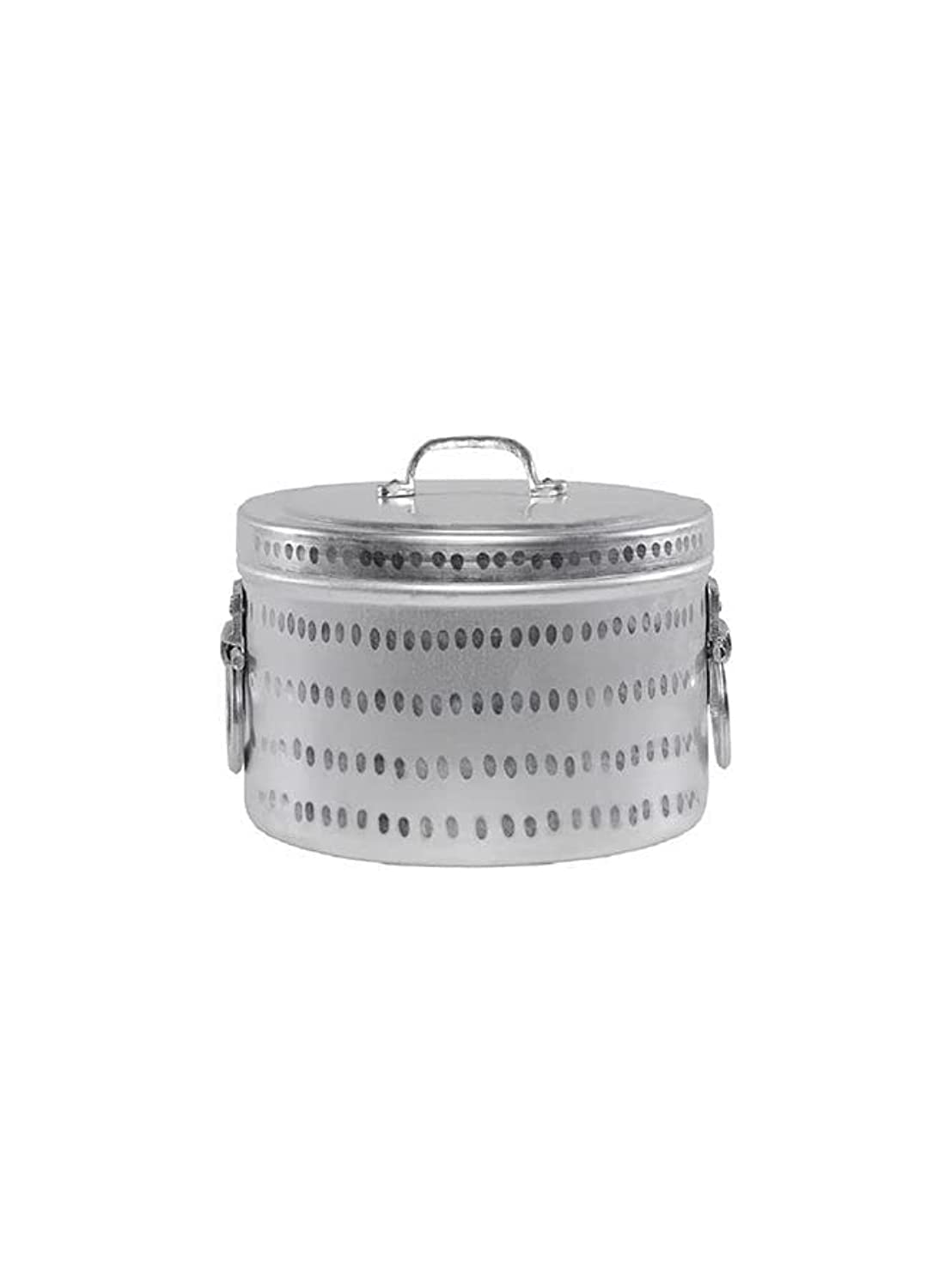 Ayda Pure Aluminium Mandi Biryani Cooking Pot Or Steamer Pot Silver 34cm