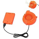 Mini ventilador USB soplador inflable, ventilador para disfraz de dinosaurio o muñeca cabeza de mascota u otros trajes inflables de ropa (versión mejorada)