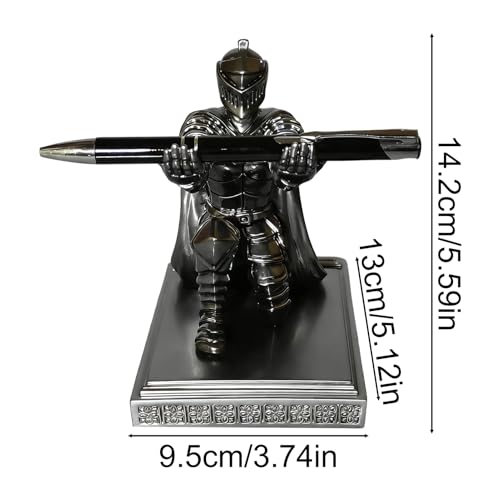Porte-stylos knight au design médiéval soigné, accessoire de bureau