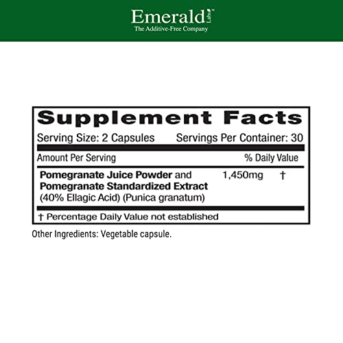 EMERALD LABS 0743650001477 Pomegranate Extract Supplement