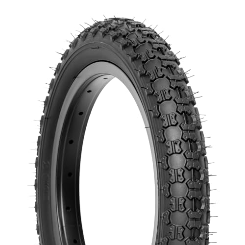 Hycline 14 Kid Bike Tire: 14x2.125 Inch (57-264 mm) Folding Replacement Puncture-Resistant Bicycle Tires-Compatible with BMX MTB Mountain Bike and Kids Children Racing