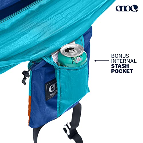 Image of ENO, Eagles Nest Outfitters DoubleNest Lightweight Camping Hammock, 1 to 2 Person, Special Edition Colors, ATC