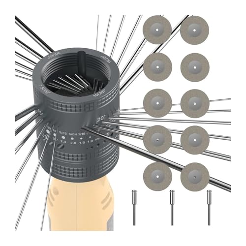 Affûteuse d'électrodes à 10 fentes de coupe pour meuleuse