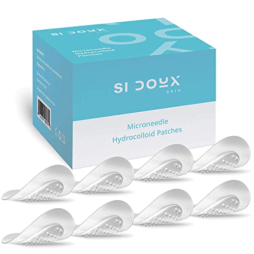 Si Doux Microneedle Pimple Patches for Face â€“ Salicylic Acid Acne Spot Treatment with Hyaluronic Acid, Niacinamide and Oligopeptide-76 Stops Pimples Before They Appear