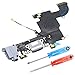 MMOBIEL Ladebuchse Kompatibel mit iPhone 6s 2015 - Dock Connector Flex Kabel - Audio Jack/Mikrofon/Antenne Ersatz - Inkl. Schraubenzieher - Grau