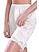 Pettipant Half Slip Shorts for Women Bloomers Wide Leg Pajama Pants Culotte for Split Skirt Lace Pettipants Snip (A-Beige, M)