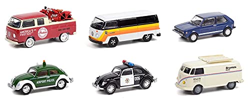 Club V-Dub Greenlight 36030 1:64 Scale Series 13 Complete Set of Six (6) Diecast Models