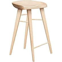 Wooden Stool Bar Chair High Chair, 21.7 inches 55 cm, 25.6 inches 65 cm, 25.6 inches 75 cm, Stool Ergonomic Design, Kitchen Breakfast Stool Bar, Counter Bearings, Weight 330.7 lbs 150 kg,