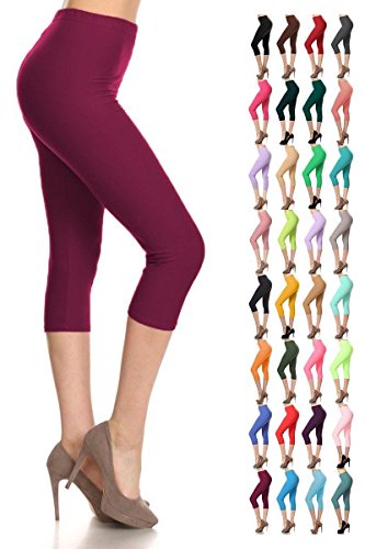 Pantacourt 3/4 femme rose grande taille 42 avec coupe fluide anti-frottement