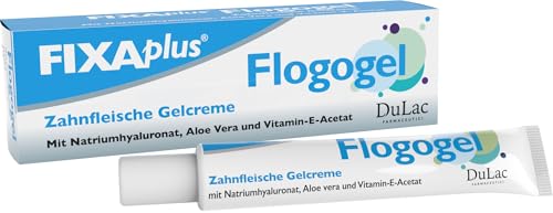 Dulàc - Flogogel 15ml, Gel für Zahnfleisch Entzündung reich an Aloe Vera, Hyaluronsäure und Vitamin E, für Erwachsene und Kinder - Ideal bei Zahnfleischentzündung, Aphten und Zahnfleischrückgang