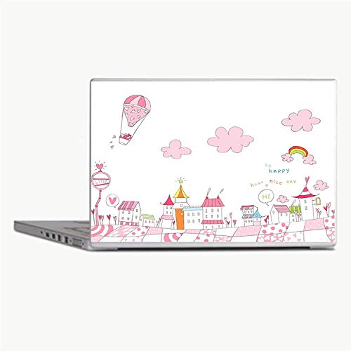 Image of GalaxsiaTM Dream City to Be Happy Vinyl Laptop Skin /Sticker /Cover /Decal Compatible for Any 13 inch-13.3 inch Inches Laptop (Hp /Dell /Sony /Acer /Lenovo /Asus. Etc) Or Notebook.
