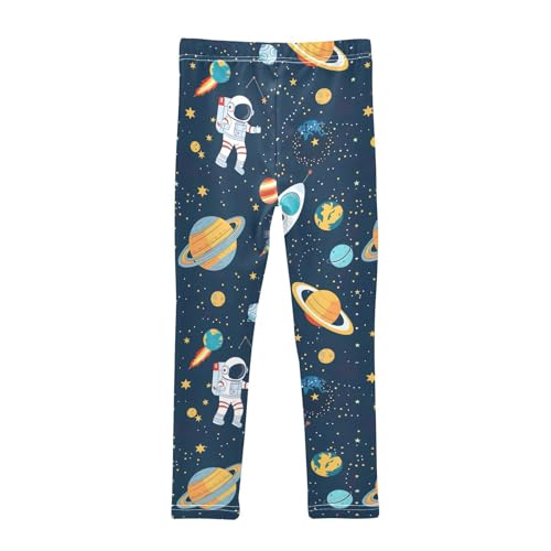 Girls' Leggings Space Astronaut Galaxy Kids Yoga Tights Pants 1 Pack 208550932