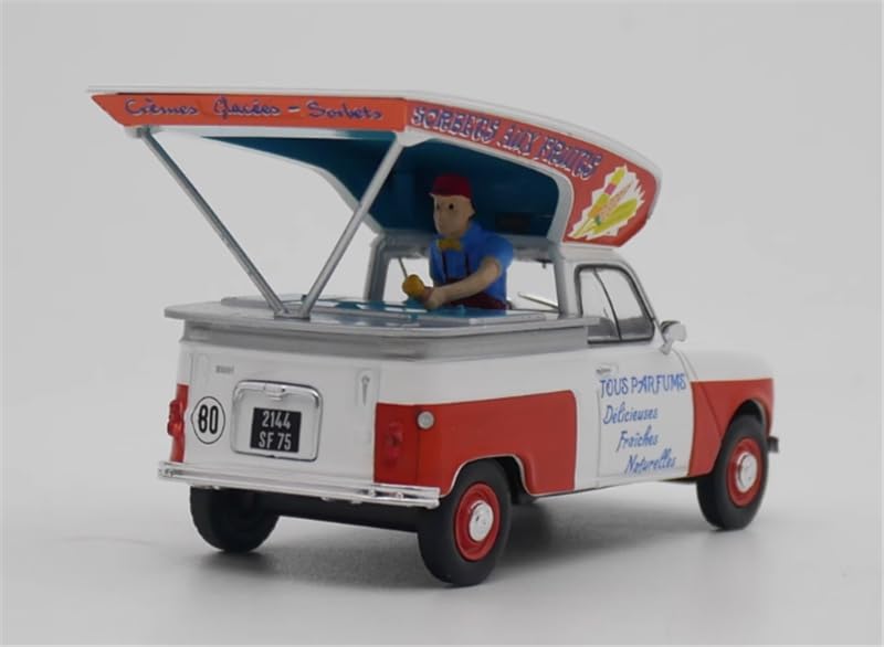 Camionnette Renault 4 miniature FloZ pour décor de cinéma rétro