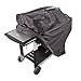 Fire Mountain 4 Burner Protective BBQ Cover - Black, Weather Proof, Outdoor Grill Protection, Easy Storage Bag Included, Fade Resistant Barbecue Shelter, Adjustable Ties, Waterproof Cover, BBQ Shelter