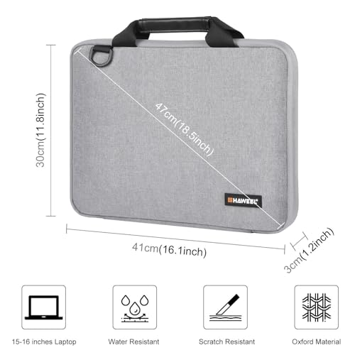 Housse pour ordinateur portable imperméable et mallette de voyage
