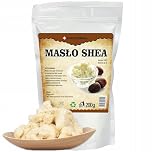 CHOSA Burro di Karitè Puro Africano 200 g - 100% Shea Butter Non Raffinato Spezzettato - Burro Corpo, Viso, Mani, Capelli e Antismagliature - Materia Prima per Cosmetici Naturali, Sacchetto 200g