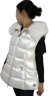 [モンクレール] ANSE GILET アンセ ジレ ファーダウンベスト パーカー フードダウン ショート DOWN VEST レディース [並行輸入品]