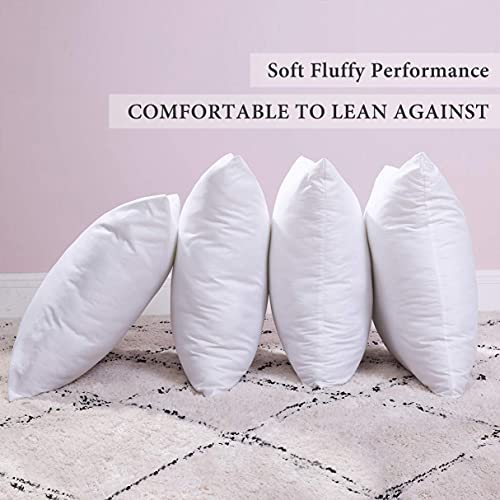 Miulee CAWATERPROOF_INSERTS_4P_4545 Pack Of 4 18X18 Outdoor Pillow Inserts, Water-Resistant Throw Pillow Inserts Decorative Premium Square Pillow Stuffer Sham For Porch Swing Couch Sofa Cushion Patio Furniture thumb #8