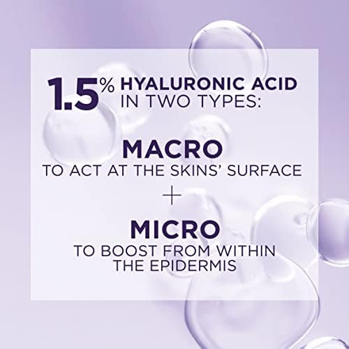 L'Oreal Paris Hyaluronic Acid Serum Revitalift Filler [+Hyaluronic Acid] Anti-Wrinkle Dropper Serum Large 50 ml