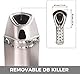 PACEWALKER 38-51mm 1.5-2Einlass Slip On Auspuff Schalldämpfer für Motorrad mit abnehmbaren DB Killer für Street Bike Motorrad Roller Yamaha Suzuki (Titan)