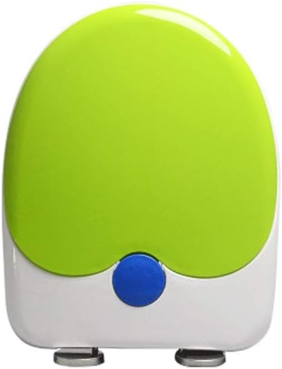 Round Front Slow - Bumpers Green Household Child/Adult use type Toilet Seat cover Built-in Kids lid thickening Damping buffer Thicken
