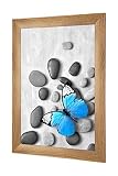 OlimpJOY Cadre photo 84.1 x 118.9 cm A0 Cadre en MDF Chêne Rustique 35mm avec verre acrylique antireflet