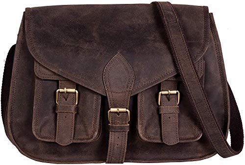 14 Inch Leather Purse Women Shoulder Bag Crossbody Satchel Ladies