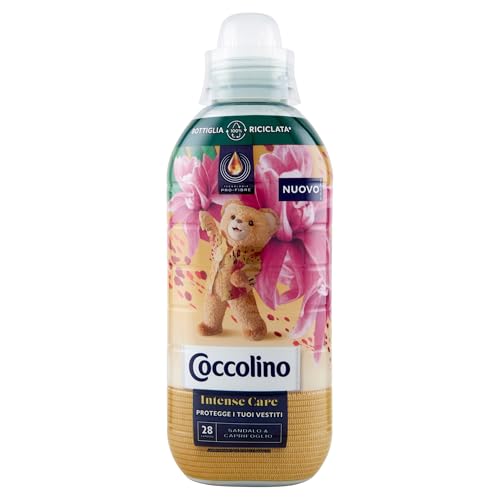 Coccolino Intense Care Ammorbidente Sandalo E Caprifoglio, 28 Lavaggi, 1 Flacone Da 645 Ml
