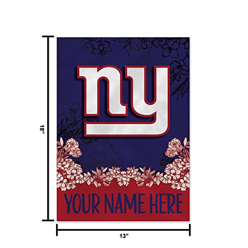 Image of Rico Industries NFL Standard /Primary Personalized 13 inch x 18 inch Double Sided Garden Flag