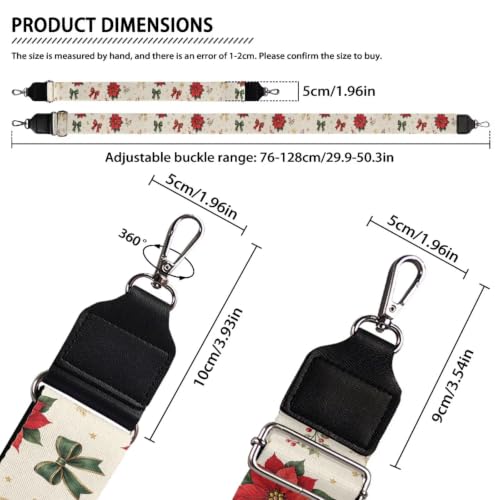 Image of Jeiento Wide Purse Strap Wide Shoulder Strap Adjustable Replacement Belt Soft Guitar Shoulder Straps for Women Girls Gifts