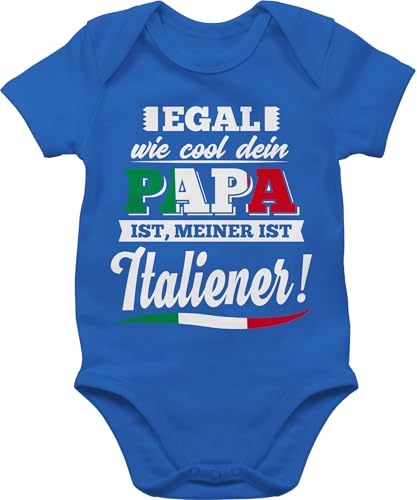 Shirtracer Baby Body Junge Mädchen - Sprüche - Egal wie Cool dein Papa...