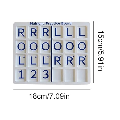 Solo Mahjong Board Practice, Portable American Mahjong miniatura 3
