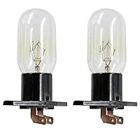 CENPEK Mikrowellen-Ofenlampe Z187, 240 V, 25 W, 6,3MM, Geeignet für Viele Modelle, 2 Stück