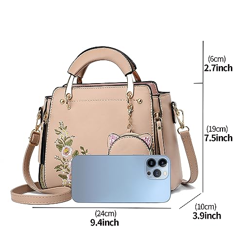 Image of Xiaoyu Fashion Purses and Handbags for Women Ladies Crossbody Bags Top Handle Satchel Shoulder Bags Small Totes