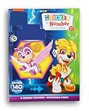 Activity Books Pup Patrol ''Super Paws!'' Marshall and Skye Sticker by Numbers Book - Over 60 Stickers and 12 Vibrant Pictures to Fill in!
