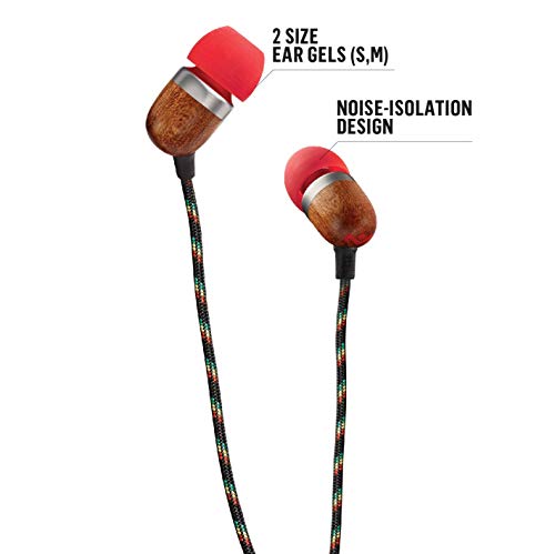 Image of House of Marley EM-JE041-FI Smile Jamaica in-Ear Headphones, Fire